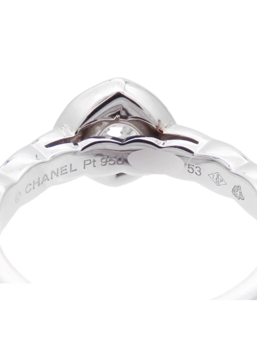 Chanel Coco Crush Ring Platinum Diamond Engagement D